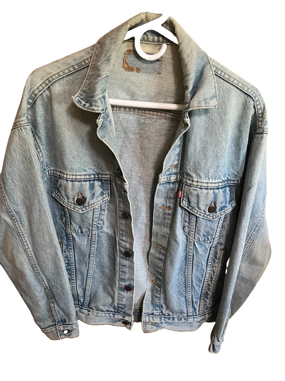 Levi’s 70507‑0214 Men’s Small – Broken‑In Vintage Denim Jacket, Good Condition